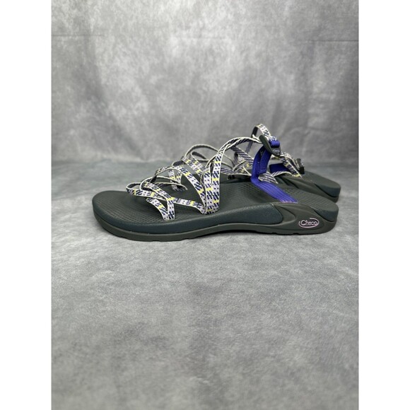 Chaco sandals lavender/yellow size 11 - Picture 5 of 9